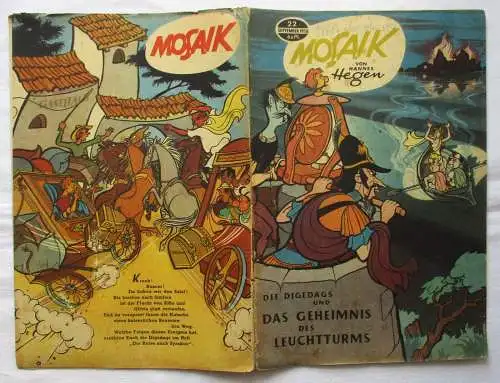 Mosaik von Hannes Hegen Digedag Nummer 22 von 1958 (104861)
