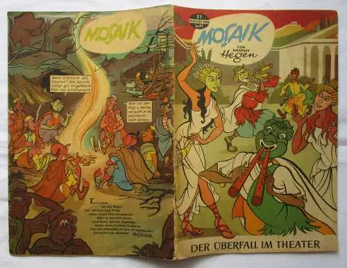 Mosaik von Hannes Hegen Digedag Nummer 21 von 1958 (102117)