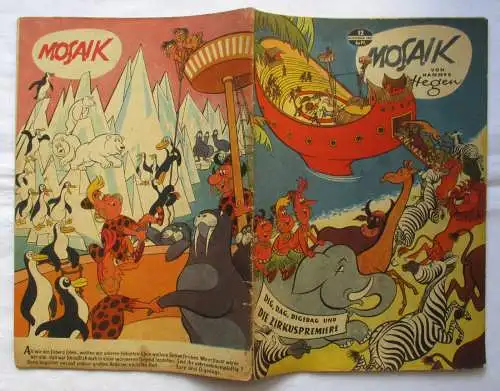 Mosaik von Hannes Hegen Digedag Nummer 12 von 1957 (107724)