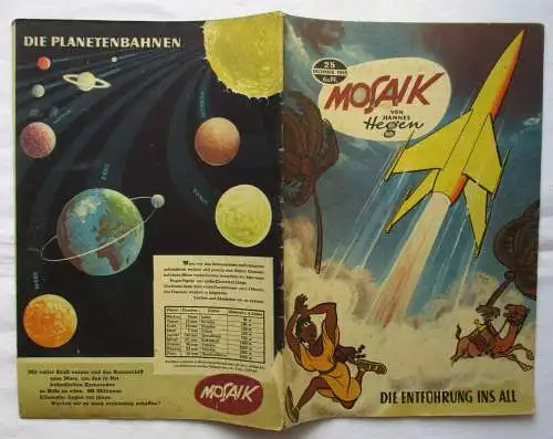 Mosaik von Hannes Hegen Digedag Nummer 25 von 1958 (105779)