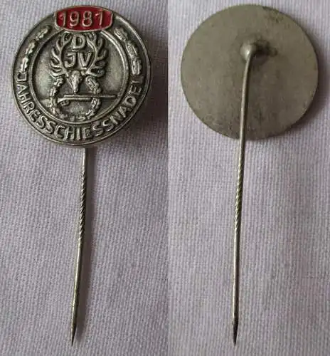 DJV Anstcknadel Deutscher Jagdverband Jahresschiessnadel 1981 (168856)