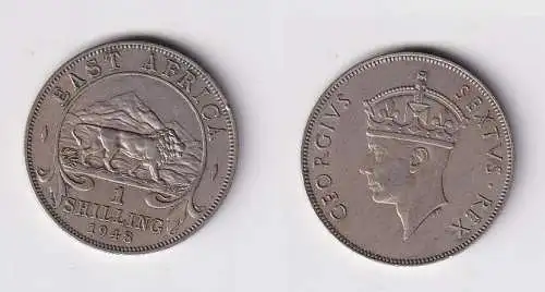 1 Schilling Münze Britisch Ost Afrika British East-Africa 1948 ss (113976)