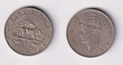 1 Schilling Münze Britisch Ost Afrika British East-Africa 1952 f.vz (104339)