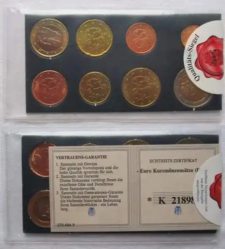 KMS Euro Kursmünzensatz Finnland in Stempelglanz 2000-2003 (146418)