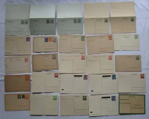 Sammlung 100 x Ganzsachen Postkarten Deutsches Reich oft vor 1900 (100474)