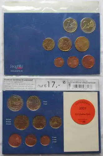 KMS Euro Kursmünzensatz Slowenien in Stempelglanz 2007 (146571)