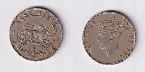 1 Schilling Münze Britisch Ost Afrika British East-Africa 1949 ss (116617)