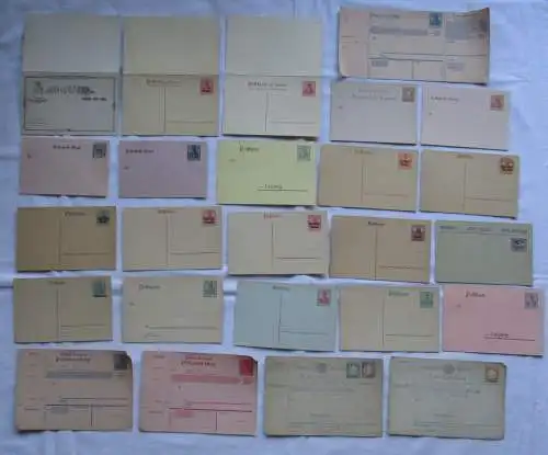 Sammlung 100 x Ganzsachen Postkarten Deutsches Reich oft vor 1900 (117064)
