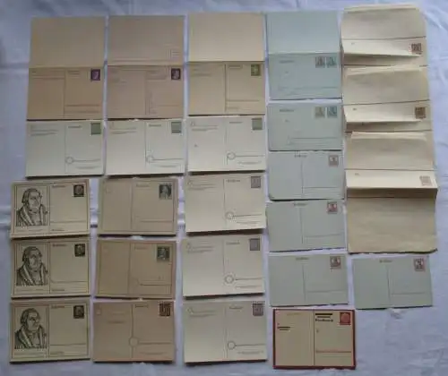 Sammlung 100 x Ganzsachen Postkarten Deutsches Reich oft vor 1900 (104649)