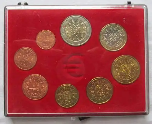 KMS EURO 2004 Portugal 1 Cent bis 2,- € Kursmünzensatz (146330)