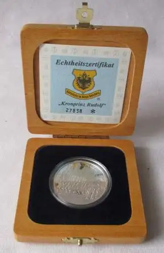 100 Schilling Silber Münze Österreich Mayerling 1998 PP OVP (140860)