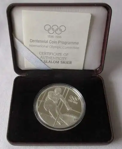 200 Schilling Silber Münze Österreich 1995 olympische Spiele 1896-1996 ()