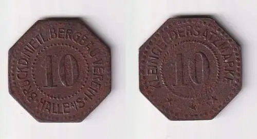 10 Kleingeldersatzmarke Bruckd.-Nietl. Bergbauverein Halle / Saale (169492)
