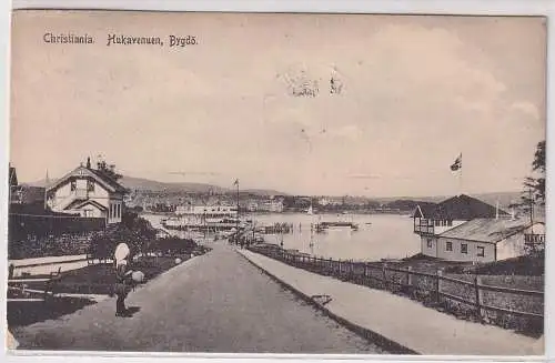 35661 Ak Christiania Oslo Norwegen Hukavenuen Bydgö 1909