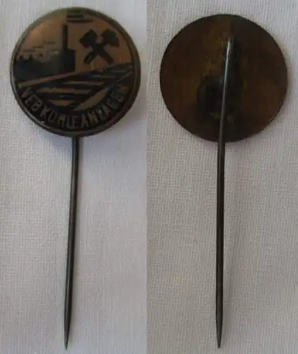 emaillierte DDR Anstecknadel VEB Kohlenanlagen (166445)