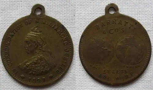 Diamantene Jubiläumsmedaille für Königin Victoria von 1897, Barrat Co.  (164198)
