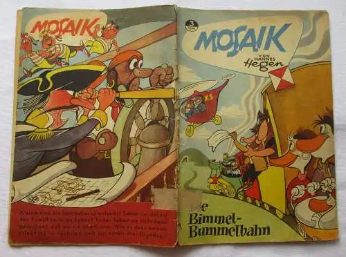 Mosaik von Hannes Hegen Digedag Nummer 3 von 1956 Die Bimmel-Bummelbahn (125068)