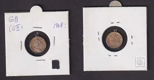 Jeton Medaille Großbritannien George III 1908 ? (146186)