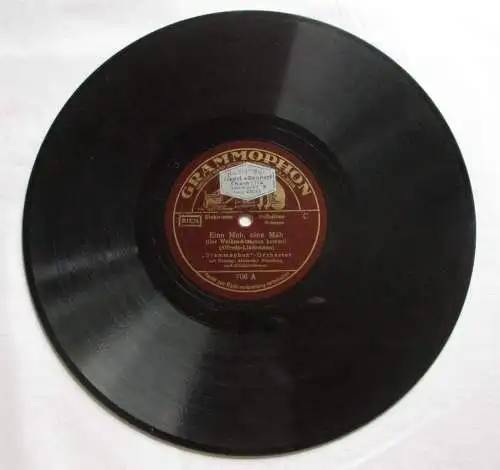 161104 Schellackplatte Gramophon "Knecht Rupprecht" "Eine Muh, eine Mäh" um 1930
