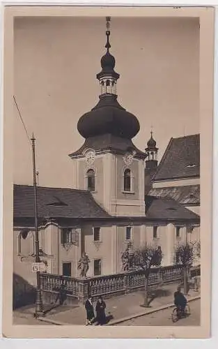 28329 Foto Ak Rumburg Rumburk Kloster 1935