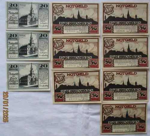 10 Banknote Notgeld Stadt Hohenmölsen 1921 (168805)