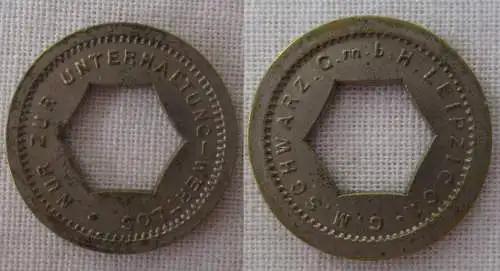 Wertmarke Automatenmarke C.M. Schwarz GmbH Leipzig - Unterhaltung (169367)