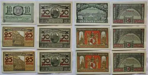 6 Banknoten Notgeld Stadt Osterwieck am Harz 1921 (168568)