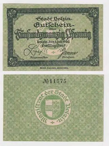 50 Pfennig Banknote Notgeld Stadt Polzin Polczyn 1.7.1920 (168714)