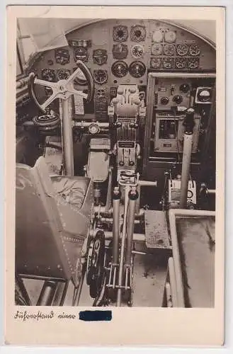 89049 Ak Führerstand einer Heinkel 1940