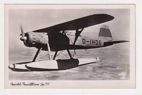 67367 Foto Ak Heinkel Seeaufklärer He 114 um 1940