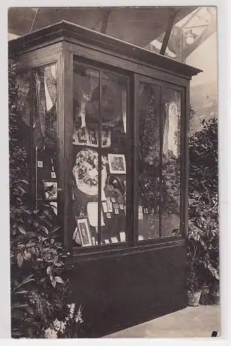 80352 Ak Vitrine Luftfahrt im Museum, Luftfahrerdank um 1920