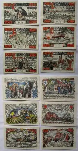 6 Banknoten Notgeld Stadt Elmshorn November 1921 (168600)