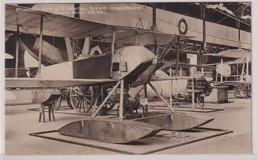 903537 Foto Ak Erbeuteter Seekampf Einsitzer Sopwith Doppeldecker um 1920