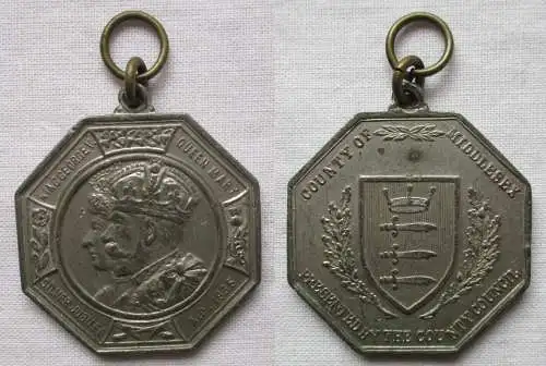 Silber-Jubiläumsmedaille König Georg V. Queen Mary Middlesex 1935 (166521)