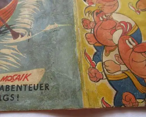 Original Mosaik Digedags Nr. 1 Auf der Jagd nach dem Golde 1955 (126729)