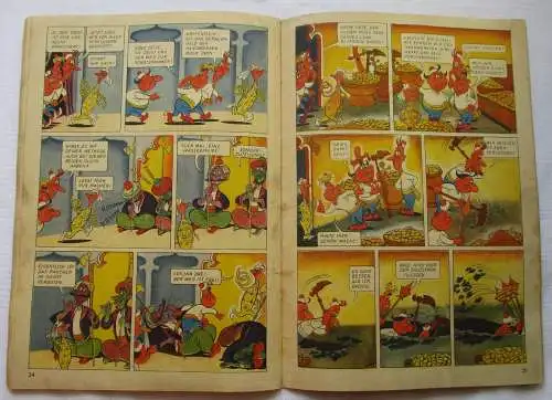 Original Mosaik Digedags Nr. 1 Auf der Jagd nach dem Golde 1955 (126729)