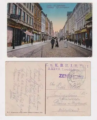 49606 Feldpost Ak Lemberg Lwiw Syksluskagasse 1916