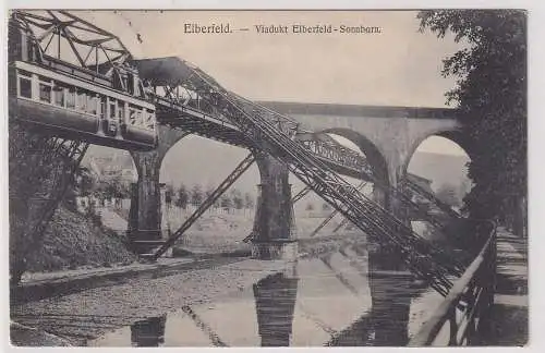 72584 Ak Elberfeld Viadukt Elberfeld-Sonnborn 1908