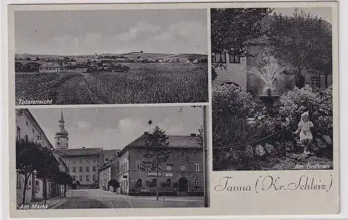 26846 Ak Kriegswaisenhaus Schloß Glücksburg mit Porträt Hindenburg um 1930