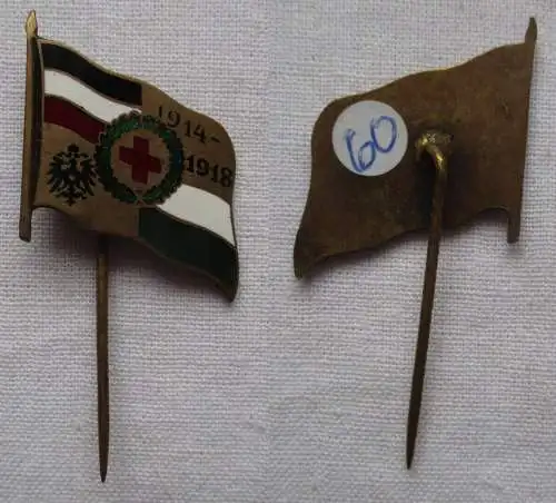 Reservistika Abzeichen Fahne Flagge DRK Rotes Kreuz Sachsen 1.Weltkrieg (111762)