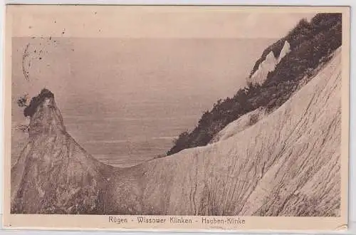 904611 AK Rügen - Wissower Klinken, Hauben-Klinke 1929