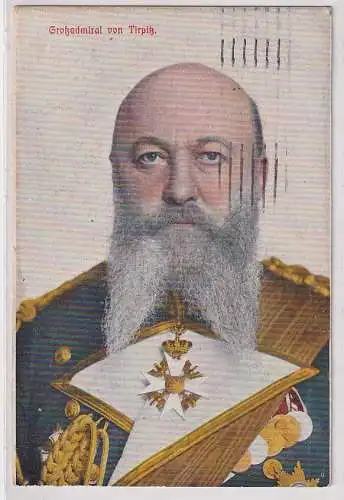 29503 Feldpost AK Großadmiral von Tirpitz Verlag Rich. Schlothauer Leipzig 1915