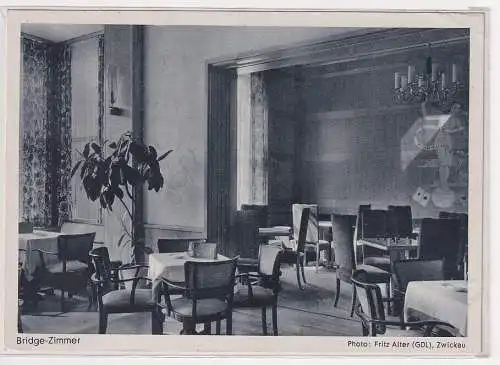 94818 Foto Ak Ringkaffe Zwickau Bridge-Zimmer 1942
