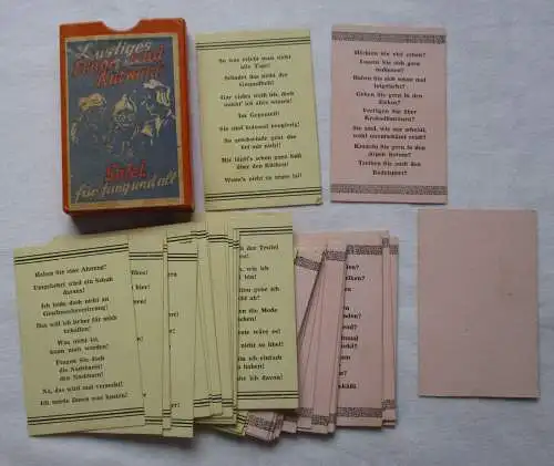 DDR Lustiges Frage- und Antwort-Spiel für jung und alt 1954 (106929)