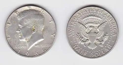 1/2 Dollar Silber Münze USA 1967 John F. Kennedy (147064)