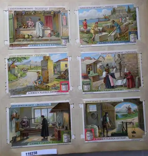 Liebigbilder Serie 902, Geschichte der Masse und Gewichte, 1914-17 (K116238)