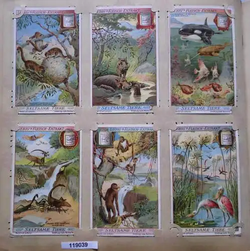 Liebigbilder Serie 887, Seltsame Tiere, 1913 (K119039)