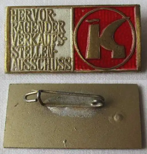 DDR Abzeichen Hervorragender Verkaufsstellenausschuss Konsum (149234)