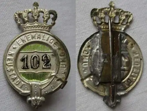 rares Abzeichen Verein ehem. K.S.Infanterieregiment Nr.102 Neustadt & U.(147818)