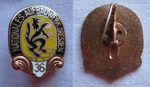 DDR NAW Abzeichen 36 Nationales Aufbauwerk Dresden ohne Jahr (149684)